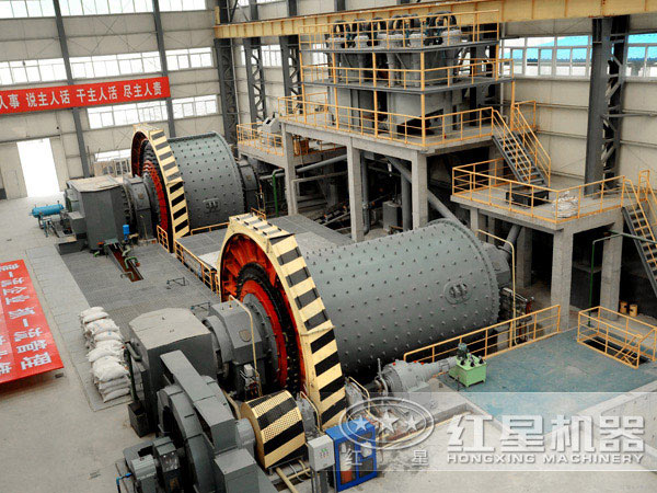 小型球磨機客戶生產現場