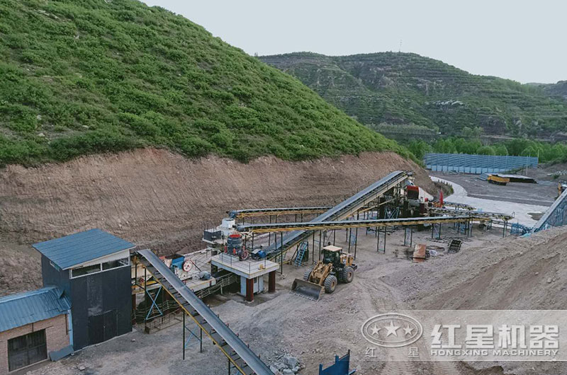 碎石加工生產客戶現場實拍