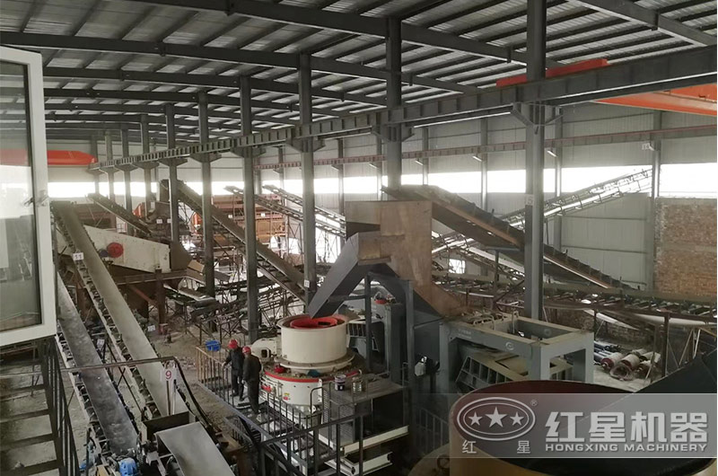 碎石制砂加工客戶現場
