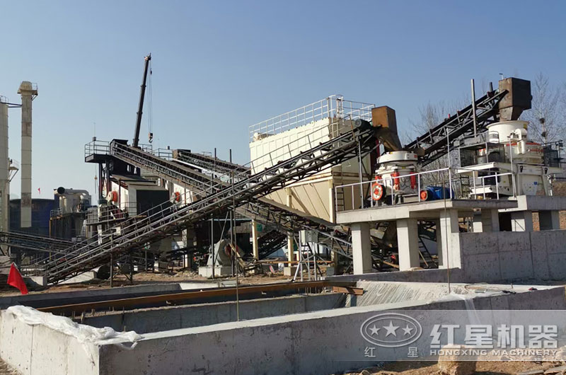 多缸圓錐破碎機作業現場