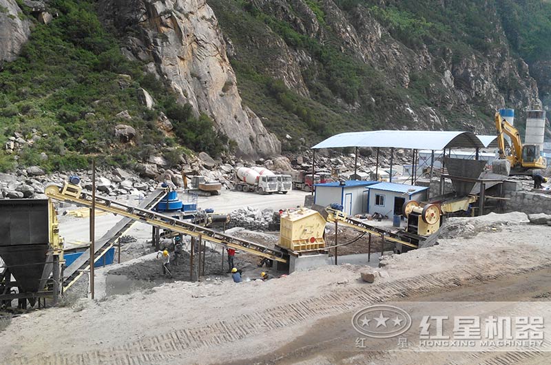 機制砂作業現場實拍圖