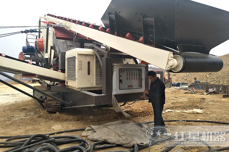 客戶現場正在通電，準備作業