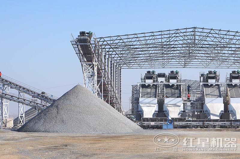 河北客戶現場，成品粒度可控制、粒型好