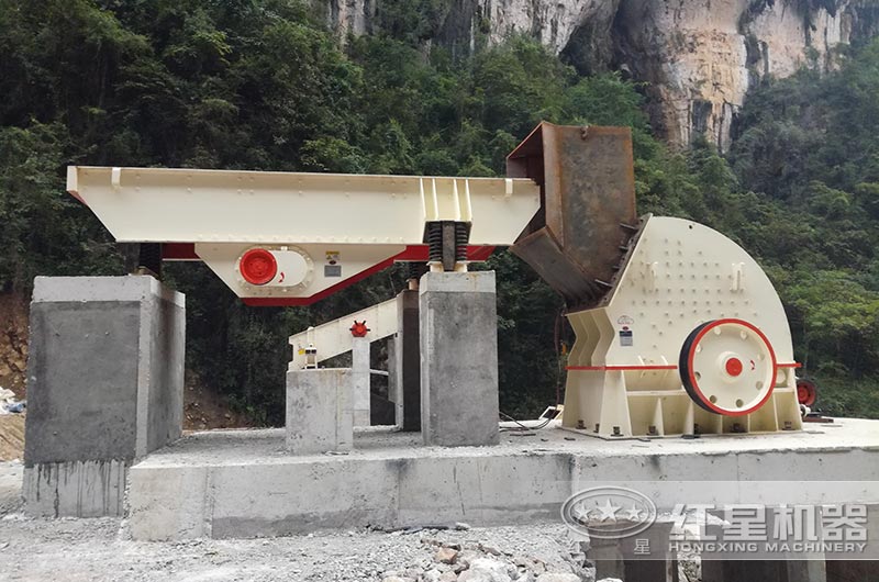 重錘石機安裝現場