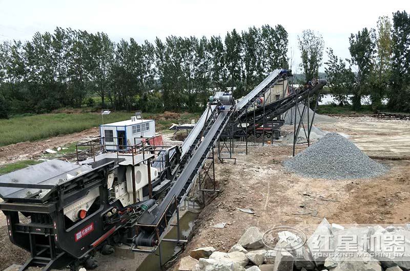 移動式泥石分離機結構緊湊、占地面積小