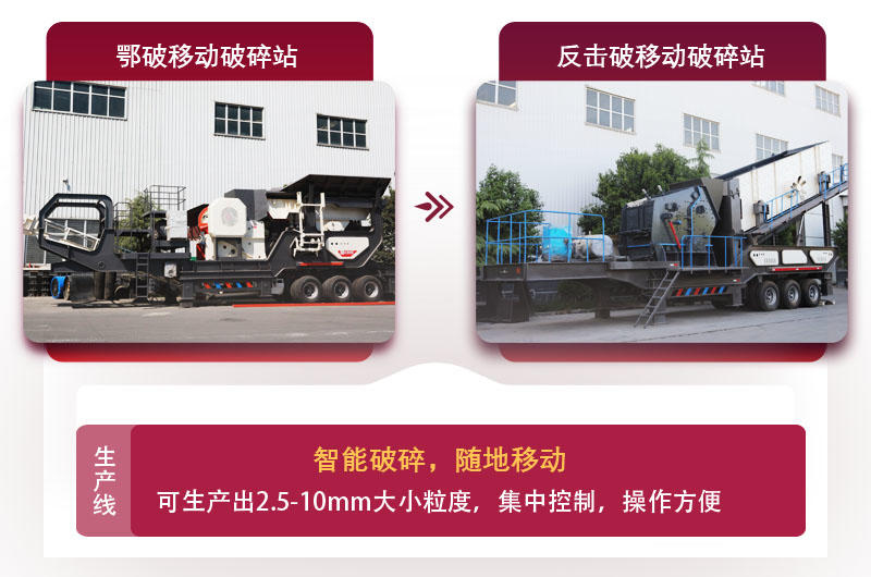 移動式廢石料加工設備，智能更可靠