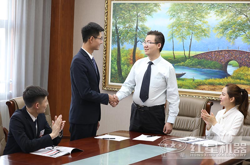 客戶來廠參觀、鑒定合同