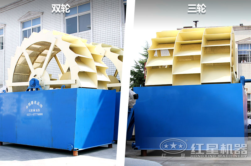 輪斗洗沙機占地面積小，用戶多選購此款