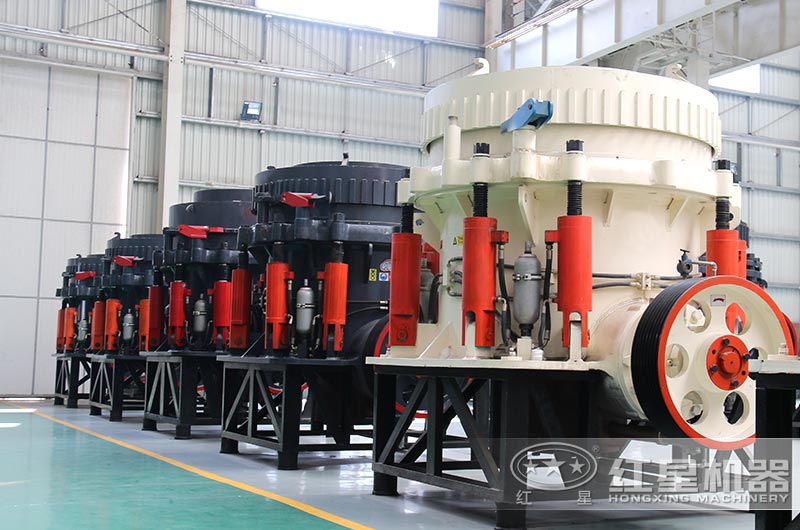 圓錐式破碎機常用于大型高產量的生產線作業