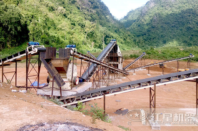 水泥破碎生產現場