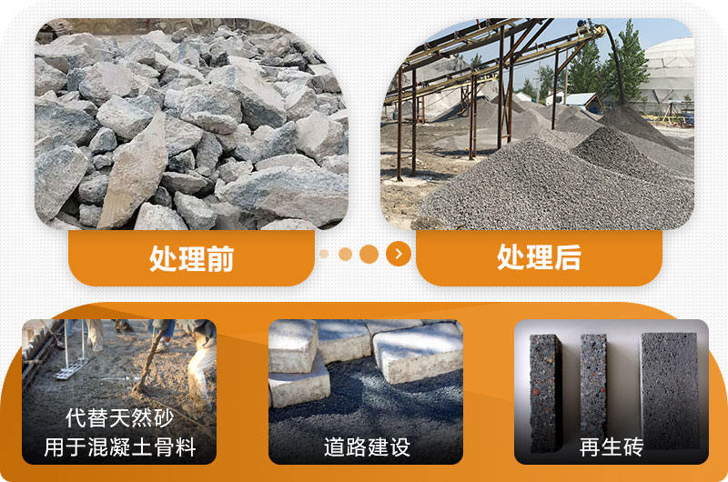 拆除后水泥路面廢料再利用，應用范圍廣