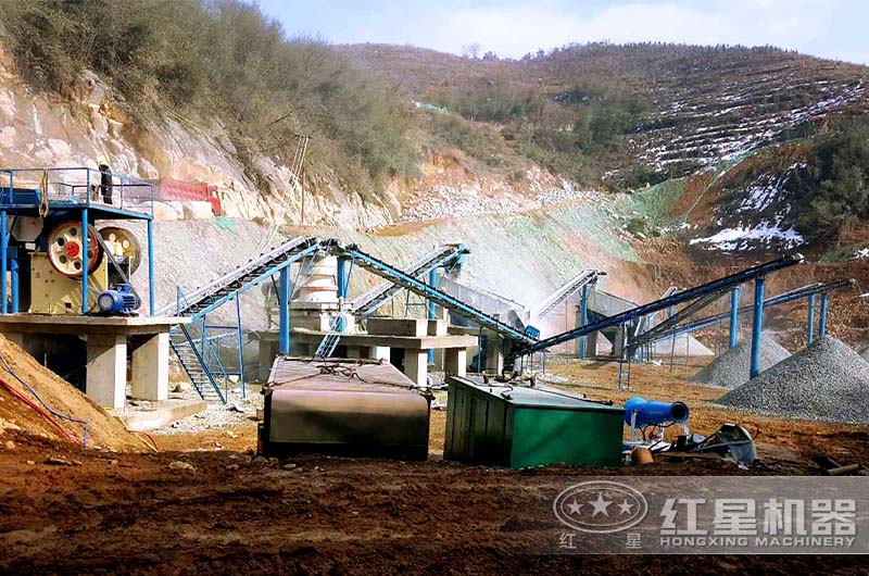 制砂作業現場
